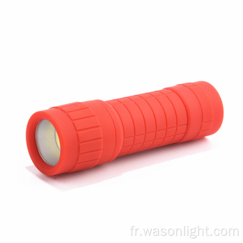 Small Promotion en gros ABS Plastic Colorful Mini Battery LED Light Torch